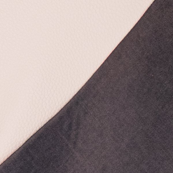 Simili beige / Suédine gris